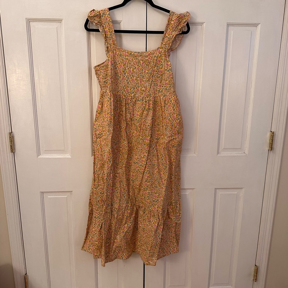 Universal Thread Yellow With Flowers - image 1